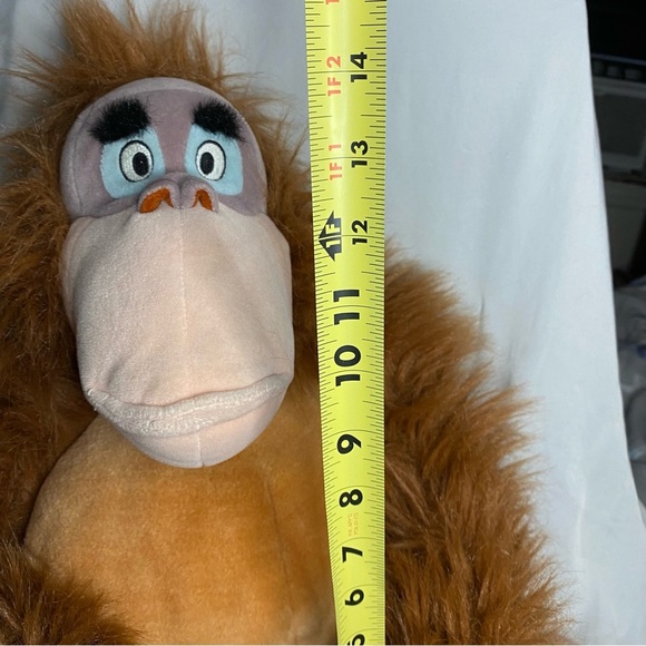 DISNEY STORE 18" Plush KING LOUIE Ape JUNGLE BOOK Large Big Clasping Hands Plush - Picture 8 of 8